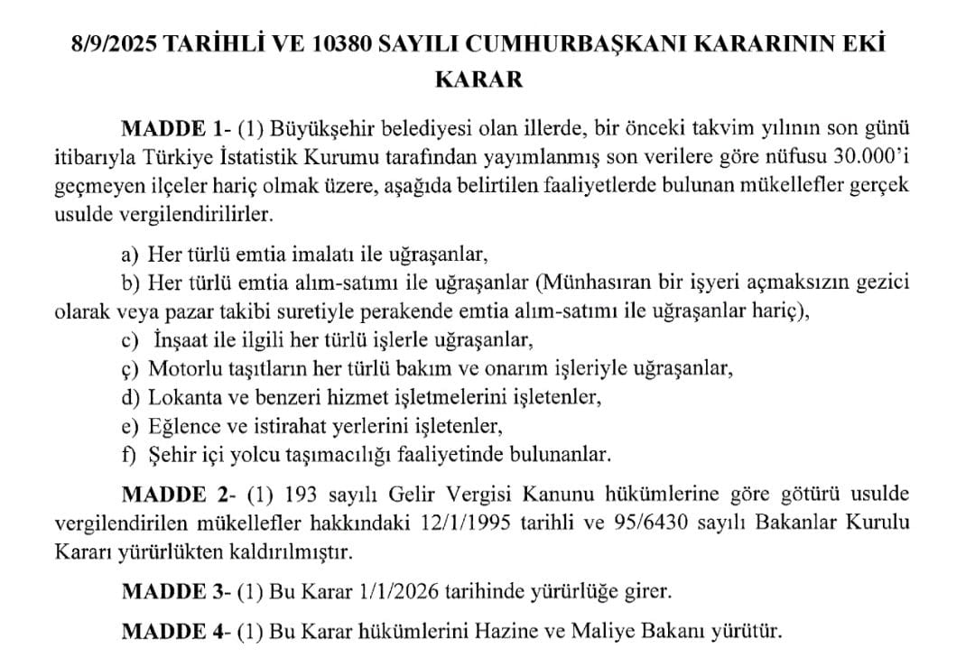 Büyükşehirlerde Basit Defter Uygulaması Kaldırıldı: Esnafı Etkileyen Vergi ve Gider Artışları