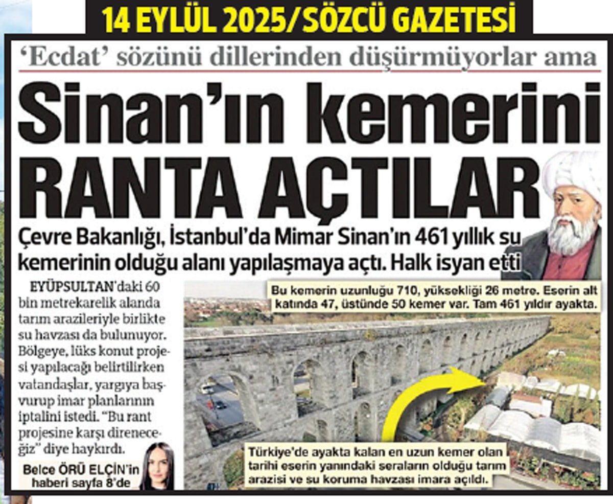 İstanbul’un Tarihsel Mirası ve Yeni Zenginliklerin Gözü Kemerburgaz Göktürk Sınırında