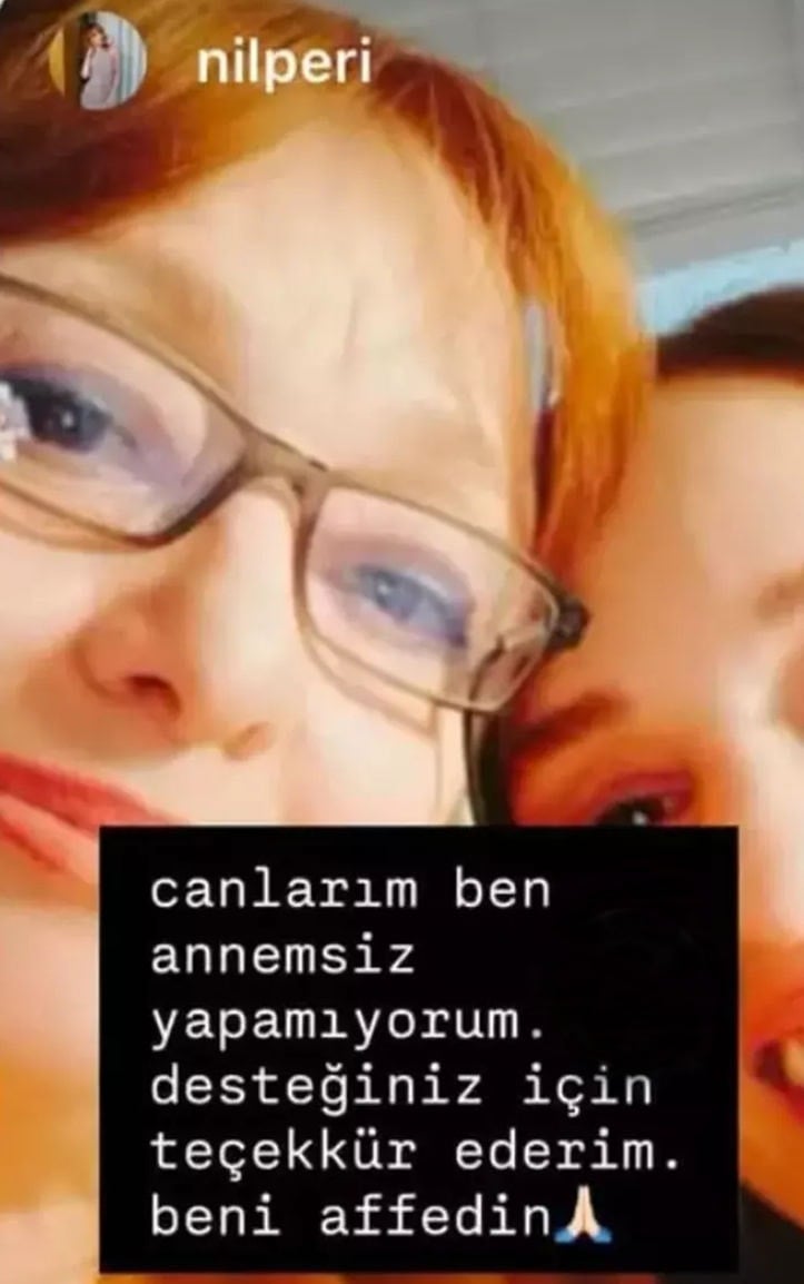 Nilperi Şahinkaya Anneli Yolculuk: Annesinin Vefatı ve Sosyal Medya Paylaşımları
