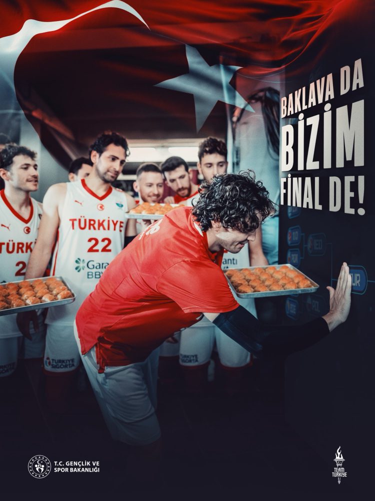 Türkiye A Milli Erkek Basketbol Takımı, FIBA 2025 Avrupa Şampiyonası finaline yükseldi